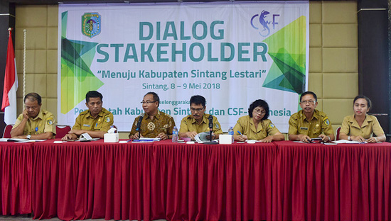 CSF Sintang Green Regency stakeholder dialogue