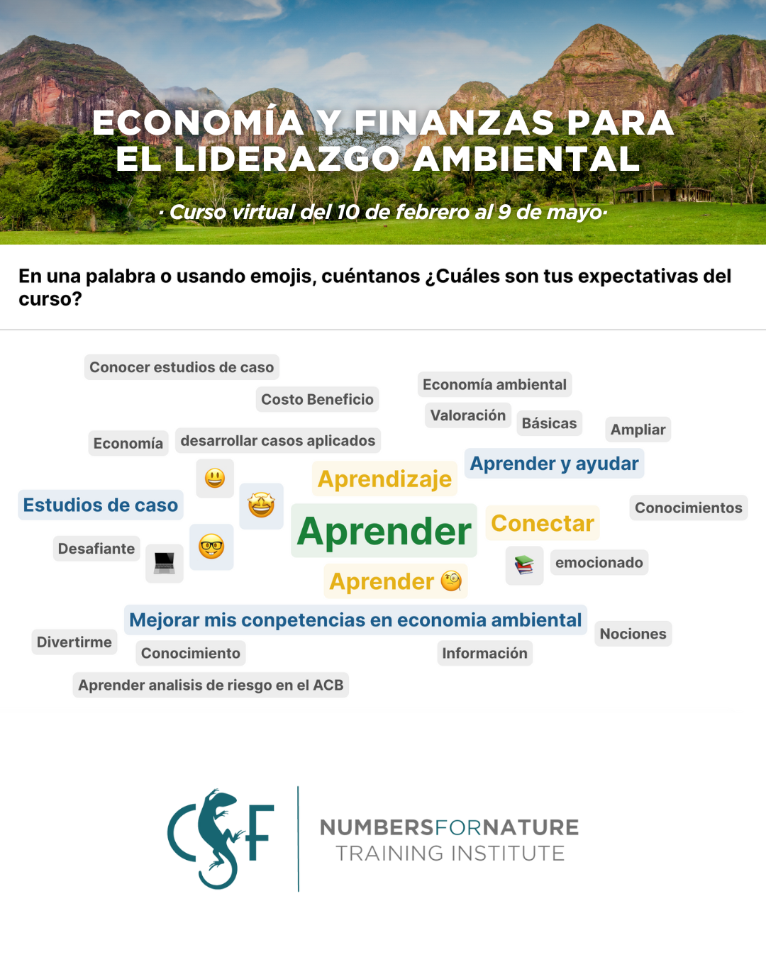 Expectativas de los y las participantes del curso