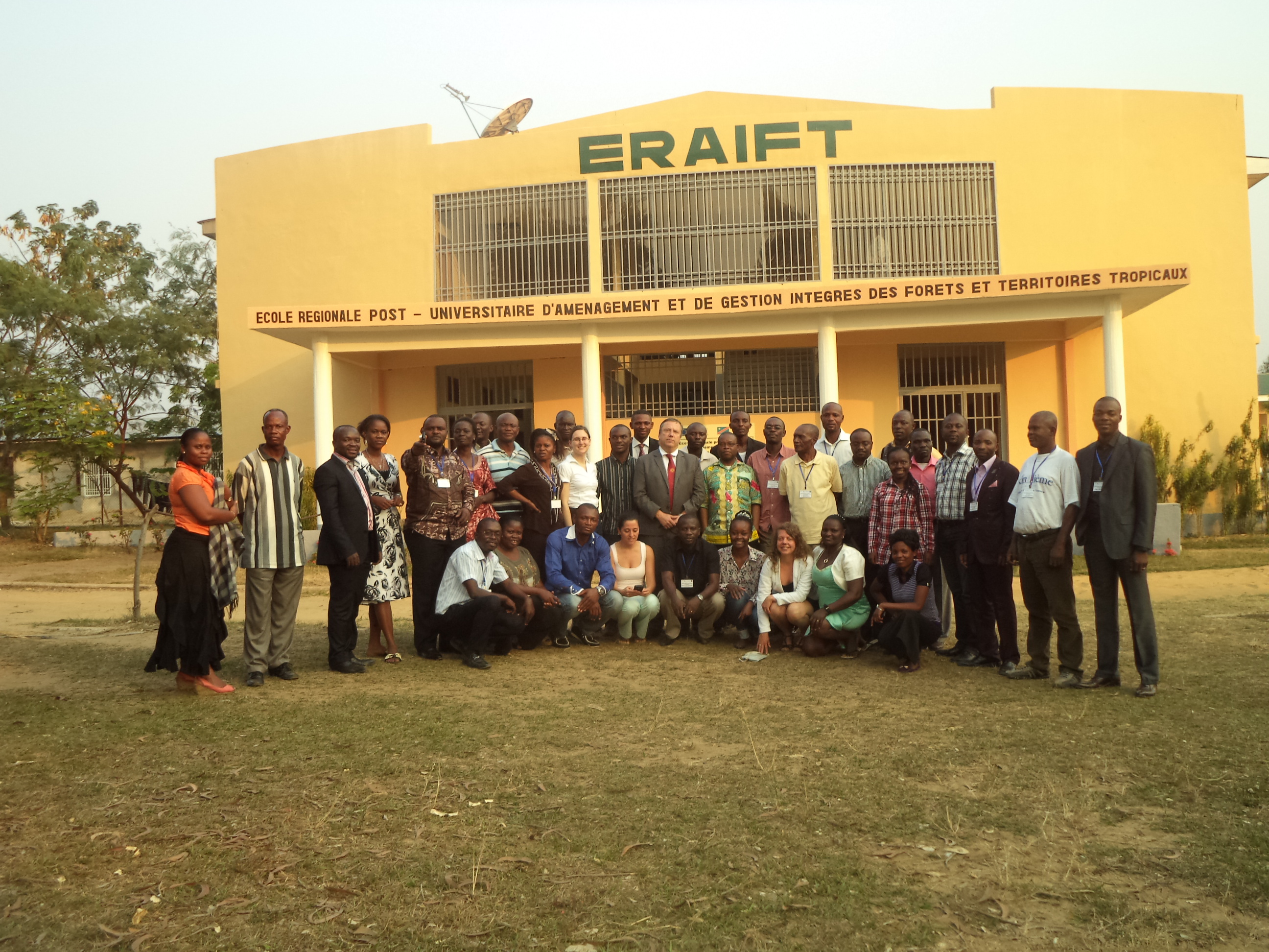 Cohort and Instructors for CSF's Economic Tools for Conservation course in DRC, 2013 
